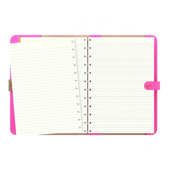 The Original portfolio A4 + Notebook pink FILOFAX - 4