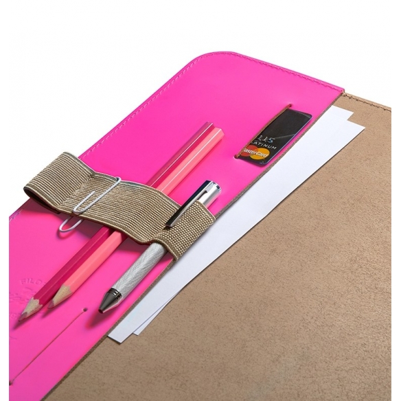 The Original portfolio A4 + Notebook pink FILOFAX - 6