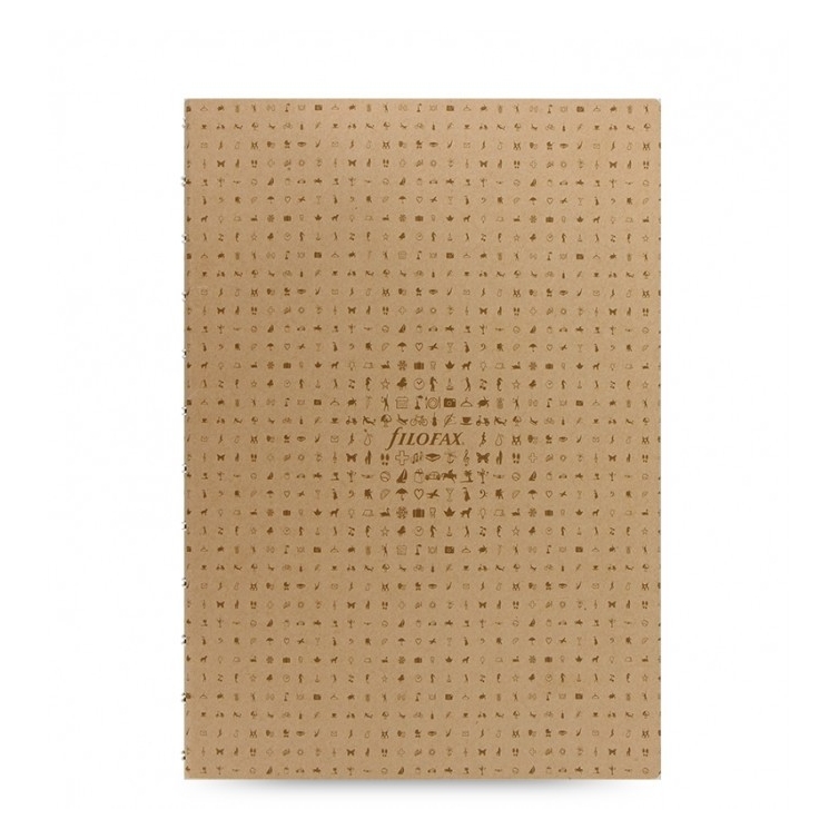 Icon Notebook A4 Refill light brown FILOFAX - 1