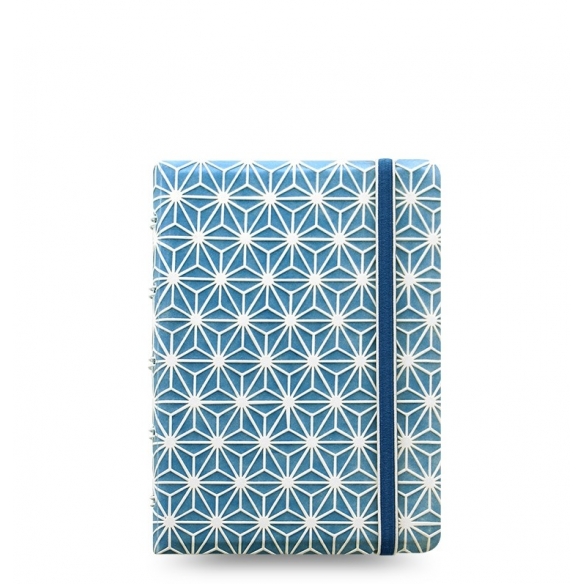 Notebook Impressions pocket blue and white FILOFAX - 1