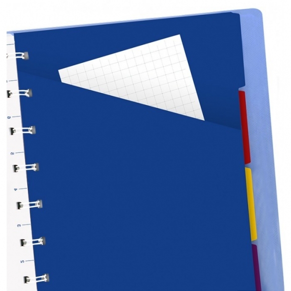 Notebook Saffiano A5 blue FILOFAX - 5