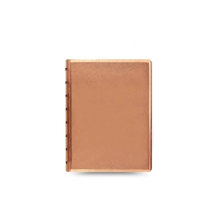 Notebook Saffiano A5 rose gold FILOFAX - 1
