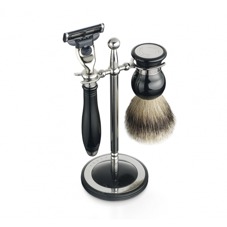 Classic shaving set and stand black DALVEY - 1