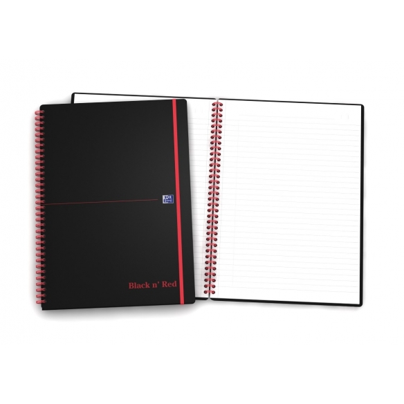 Black n Red Movebook A4 squared OXFORD - 2