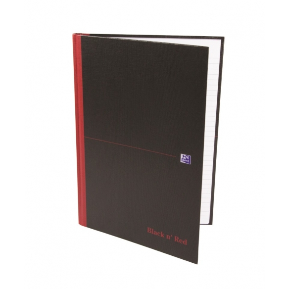 Black n Red Notebook A4 squared OXFORD - 2