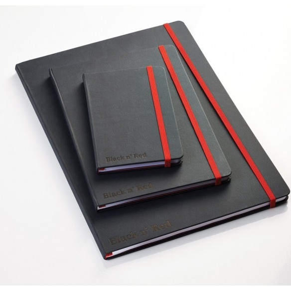 Black n Red Journal A6 black hard cover OXFORD - 6