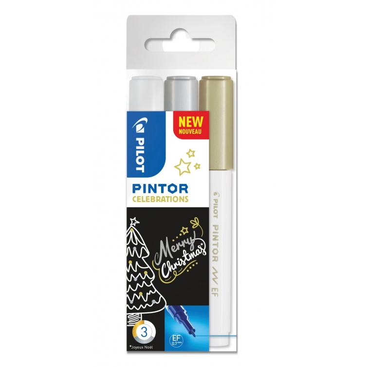 Pintor paint marker Celebration set 3 pcs 2,3 mm PILOT - 1