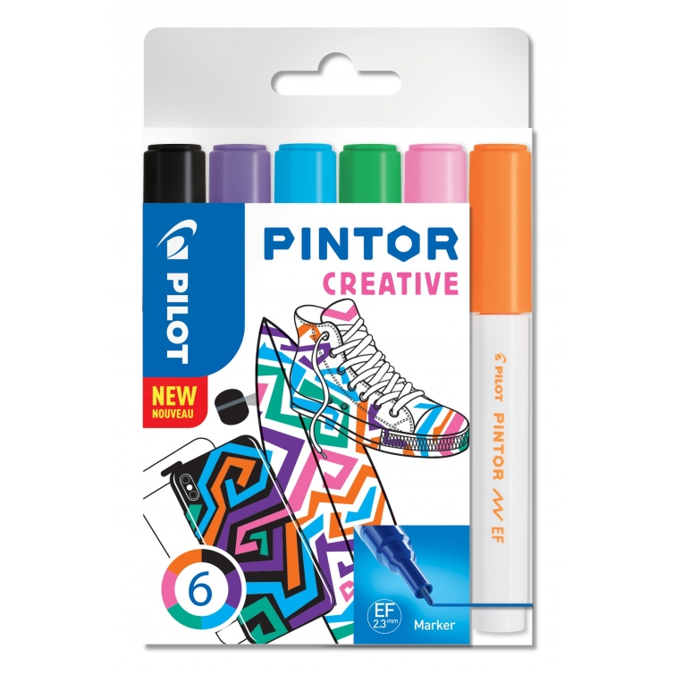 Pintor paint marker Creative set 6 pcs 2,3 mm PILOT - 1