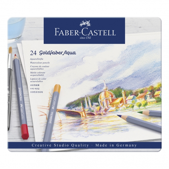 Goldfaber Aqua Watercolour Pencils 24 colours FABER-CASTELL - 3