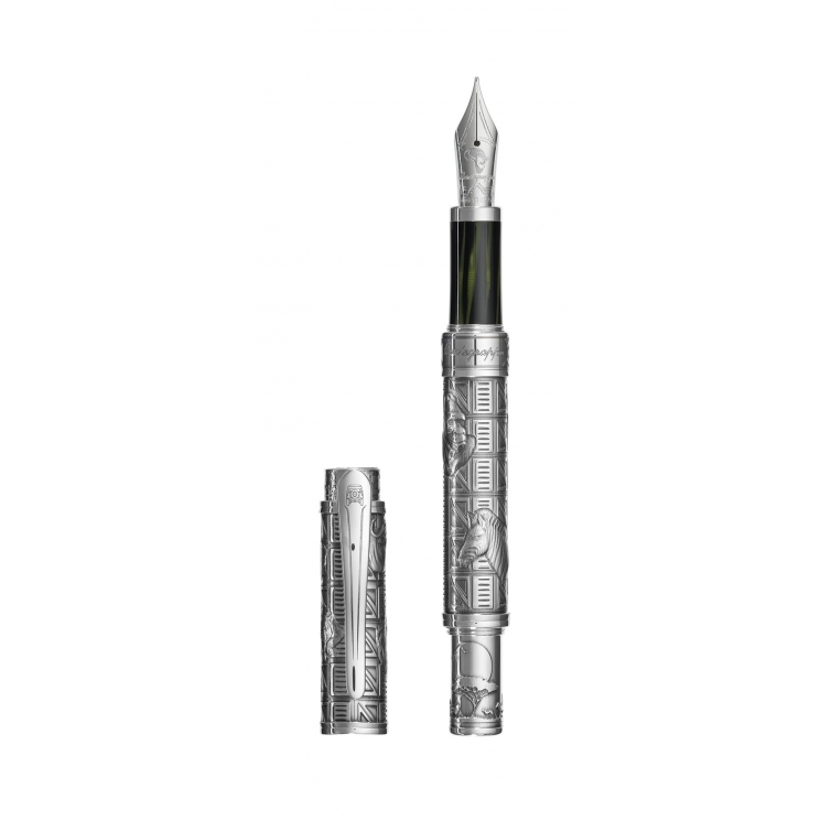 Hemingway The Adventurer Limited edition Fountain pen silver MONTEGRAPPA - 1