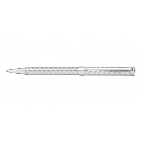 Intensity Engraved Chrome Ballpoint pen silver SHEAFFER - 1