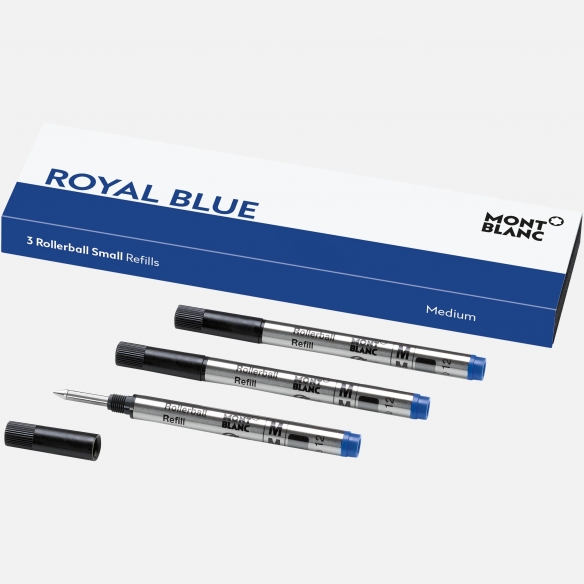 3 Rollerball Small Refills Royal Blue MONTBLANC - 1