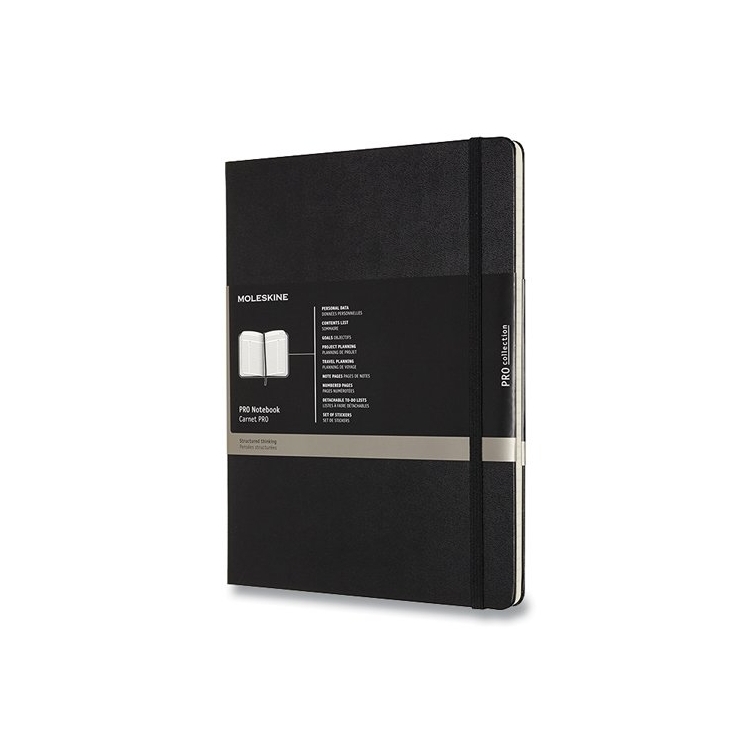 Pro Notebook XL hard cover black MOLESKINE - 1