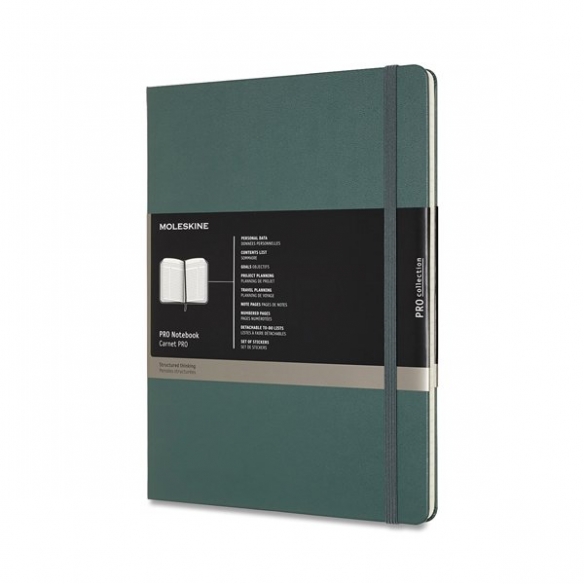 Pro Notebook XL hard cover green MOLESKINE - 1