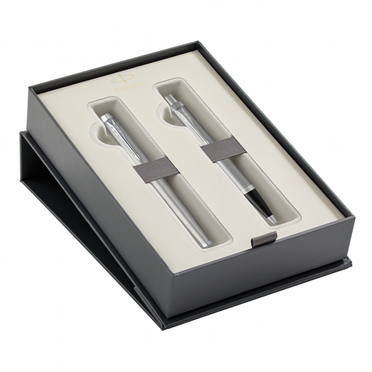 Gift Set IM Fountain pen and Ballpoint pen CT stainless steel PARKER - 1