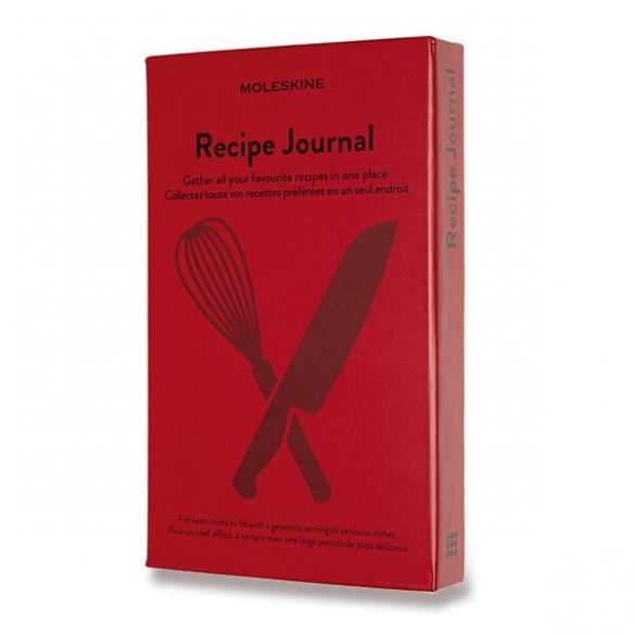 Passion Recipe Journal L red MOLESKINE - 2