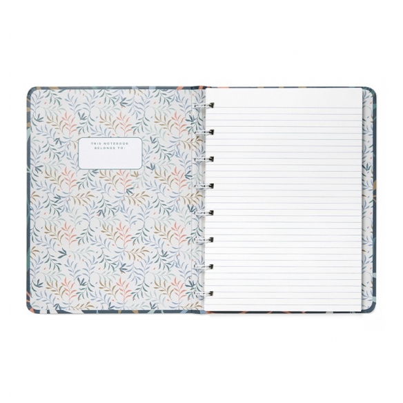 Botanical Notebook A5 blue FILOFAX - 3