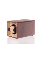 Indulge in the luxury of the Classic Watch Winder in rich chocolate, designed by renowned Austrian brand, Leanschi. This convenient, customizable device winds a single automatic watch, adaptable with direction and turns per day settings. Uniquely connect up to three WS01 winders with a single adaptor, and experience the added convenience of integrated "SLEEP" and "BOOST" functions.