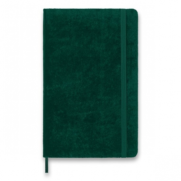 Velvet Notebook L hard cover ruled green MOLESKINE - 1