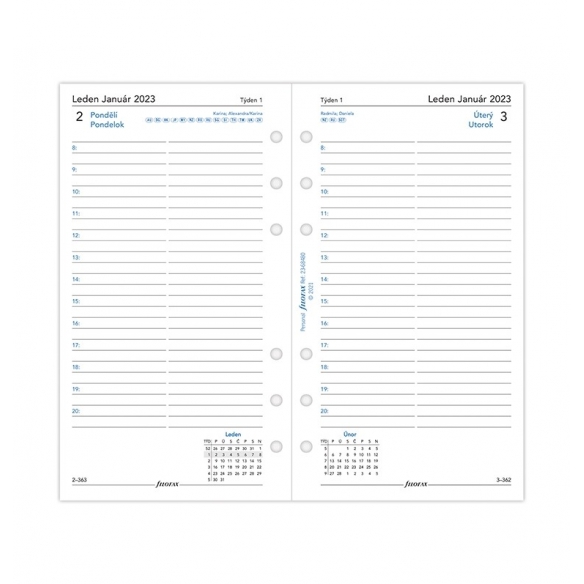 Calendar Refill Personal 2023 FILOFAX - 11