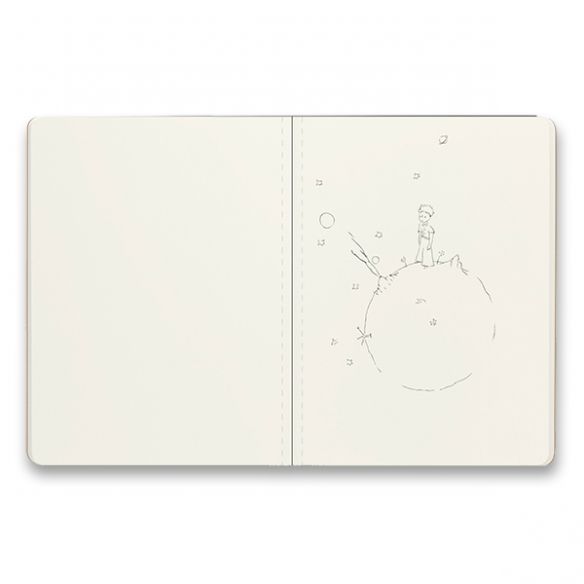 Le Petite Prince Moon Notebook L ruled + XL plain MOLESKINE - 10