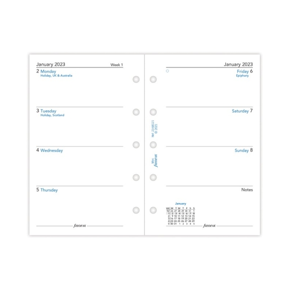 Calendar Refill Mini 2023 FILOFAX - 3
