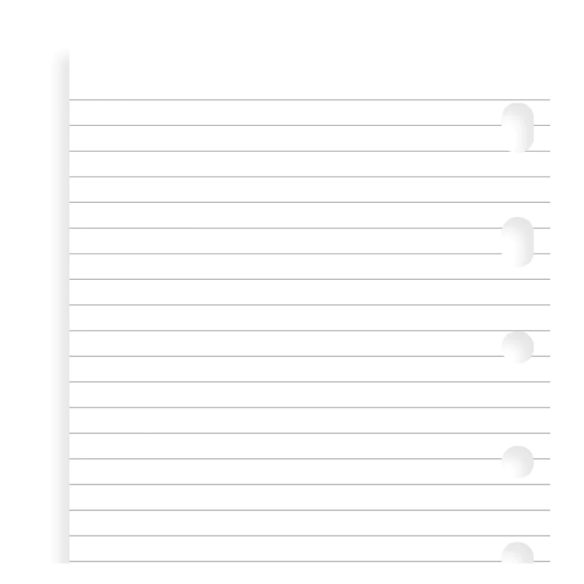 Ruled Notepaper Pocket Refill (value pack) FILOFAX - 4