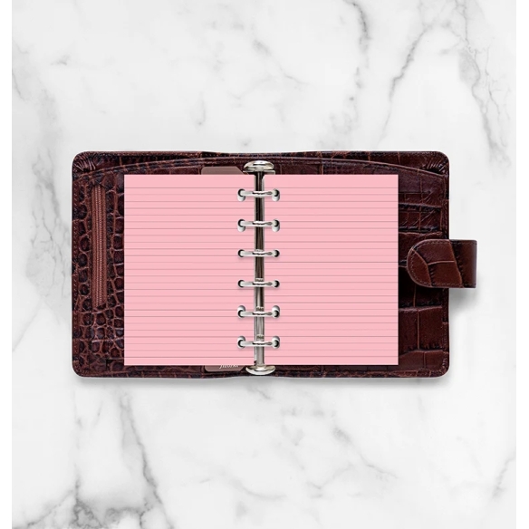 Ruled Notepaper Pocket Refill pink FILOFAX - 2