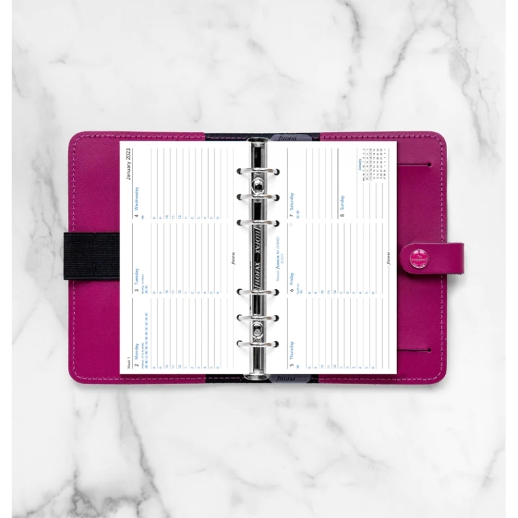 Filofax Calendar Refill Week On Two Pages A5 2024 CS+SK