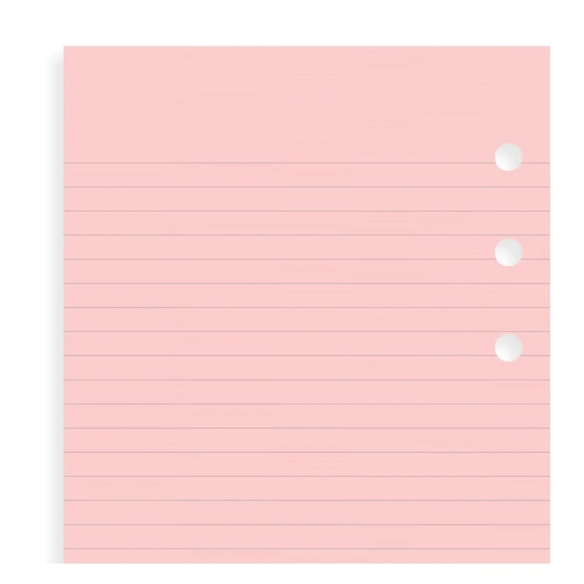 Ruled Notepaper Personal Refill pink FILOFAX - 4
