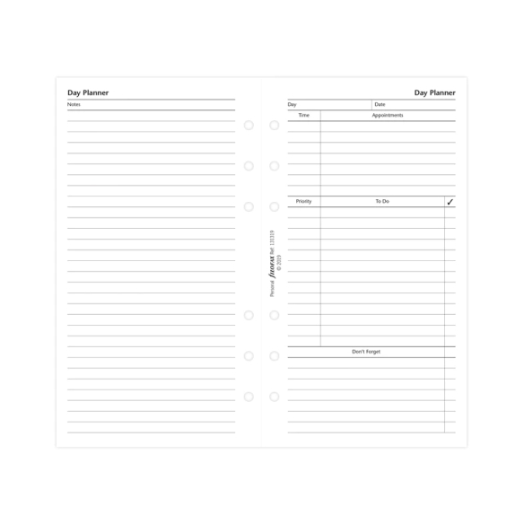 Day Planner Personal Refill FILOFAX - 3