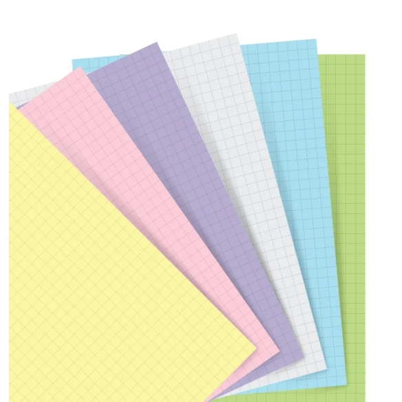 Pastel Squared Notepaper Pocket Refill FILOFAX - 4