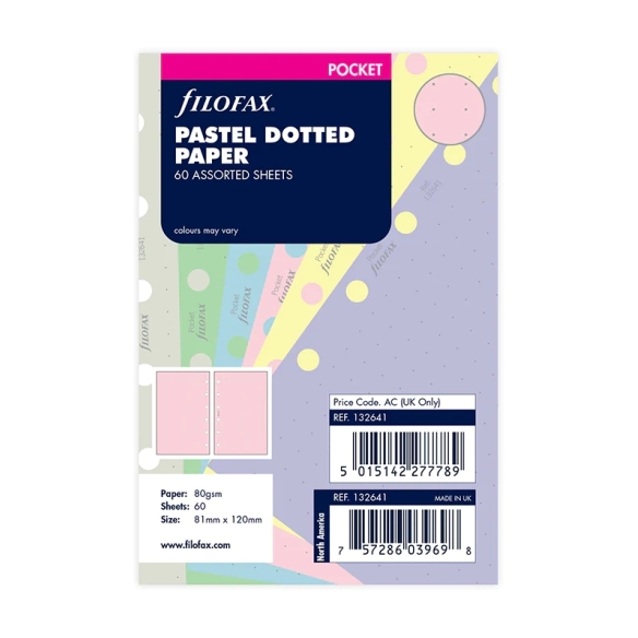 Pastel Dotted Journal Pocket Refill FILOFAX - 5