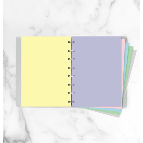 Pastel Plain Notepaper Refill A5 Notebook FILOFAX - 2