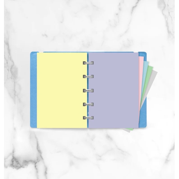 Pastel Plain Paper Refill Pocket Notebook FILOFAX - 2