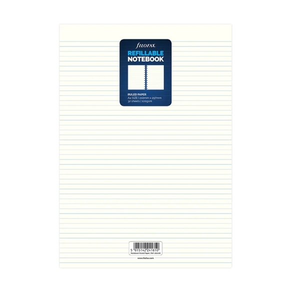 Ruled Paper Refill A4 Notebook FILOFAX - 5