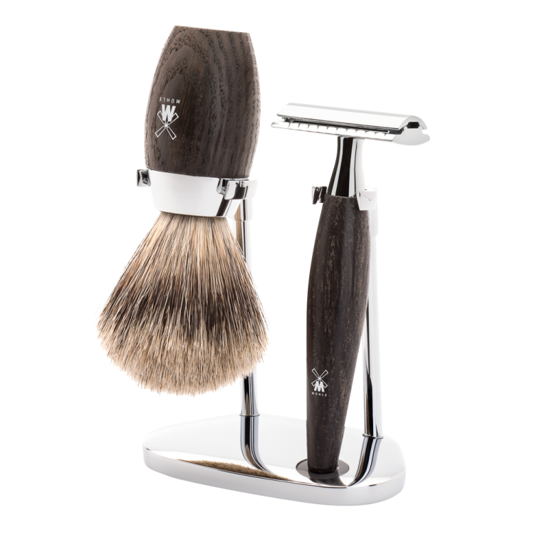 Kosmo Shaving Set Oak Fine Badger MÜHLE - 1