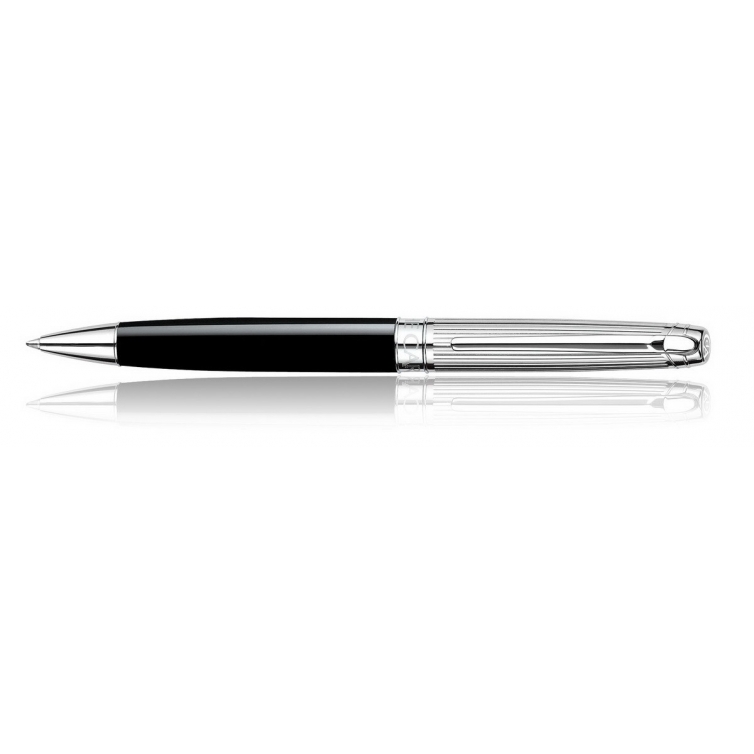 Bicolor Black silver plated ballpoint pen CARAN D'ACHE - 1