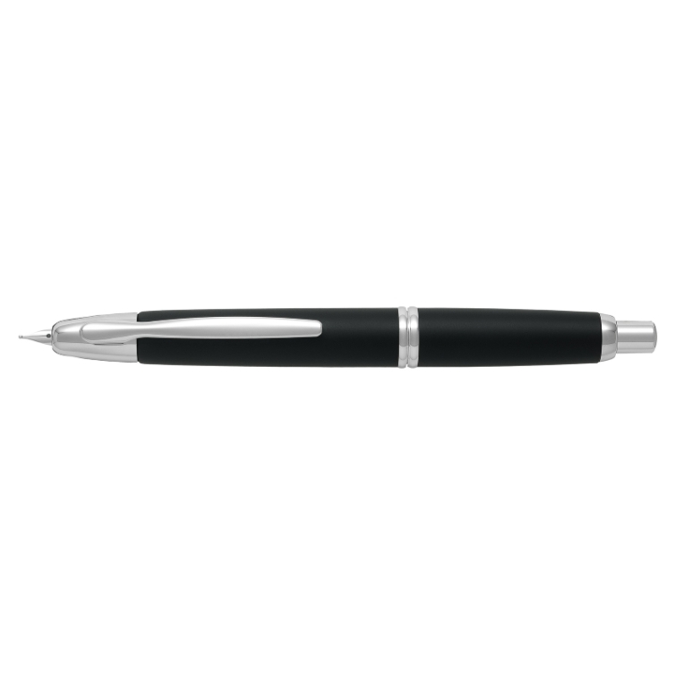 Capless Rhodium Fountain Pen matt black PILOT - 1