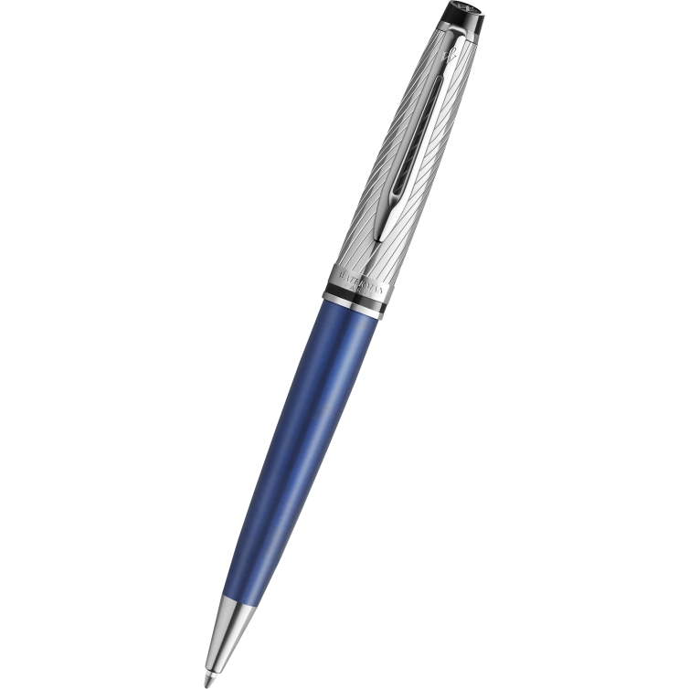 Expert Deluxe Metalic CT Ballpoint Pen blue WATERMAN - 1