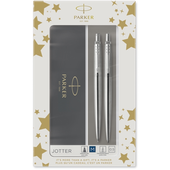 Gift set Jotter GT Ballpoint and Mechanical Pencil Stainless Steel PARKER - 3