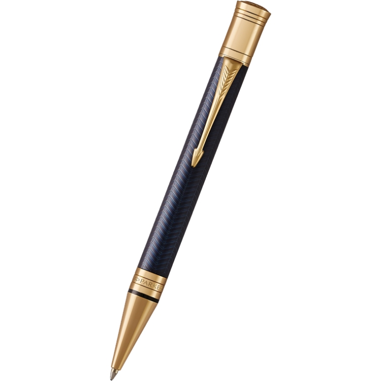 Duofold Prestige Blue Chevron Ballpoint Pen PARKER - 1