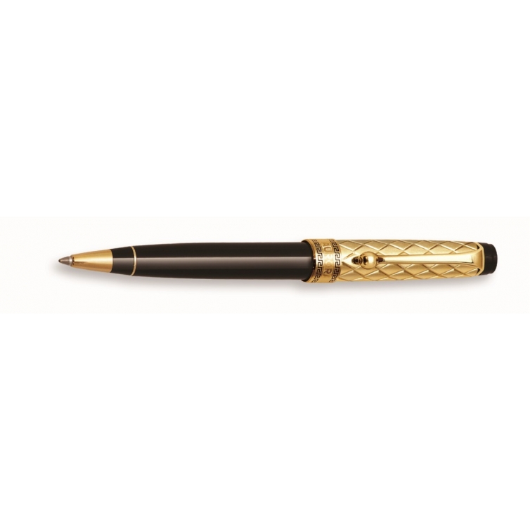 Riflessi Black with Gold Ballpoint Pen AURORA - 1